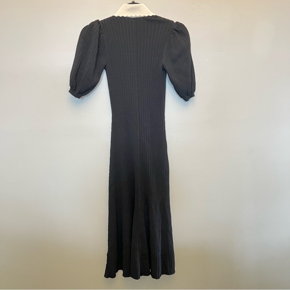 Sandro Knit Collared Midi Dress - Picture 2 of 6